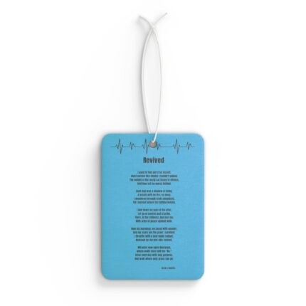 Revived / Inspirational Car Air Freshener, Motivational Auto Accessory, Spiritual Gift, Home Fragrance, Faith-Based Car Decor