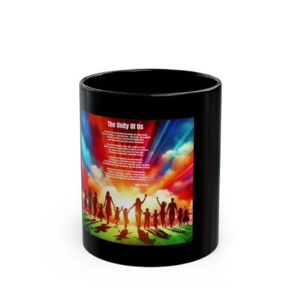 The Unity Of Us / Black Mug - Unique Gift for Healthcare Workers, Valentine's Day, Coffee Lovers, Motivational, Cute Office Decor