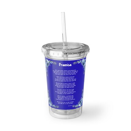 Promise / Inspirational Acrylic Cup, Motivational Drinkware, Christian Gifts, Summer Vibes Cup, Unique Quote Tumbler, Everyday Use Cup