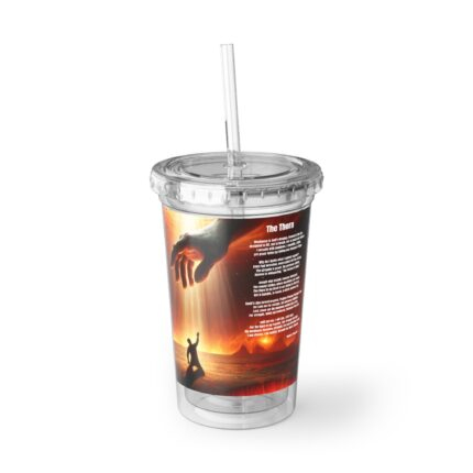The Thorn / Inspirational Acrylic Cup, Motivational Drinkware, Christian Gifts, Summer Vibes Cup, Unique Quote Tumbler, Everyday Use Cup