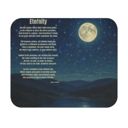 Eternity /  Mouse Pad, Cute Desk Accessory, Gamer Gift, Office Decor, Valentine's Day Present, Bright and Fun Design