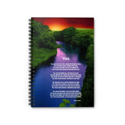 Yes /  Spiral Notebook - Cute Journal, Gifts for Friends, Self-Care Notes, Medication Reminder, Valentine’s Day