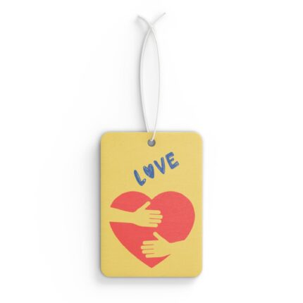Love Is Medicine /  Inspirational Car Air Freshener, Motivational Auto Accessory, Spiritual Gift, Home Fragrance, Faith-Based Car Decor
