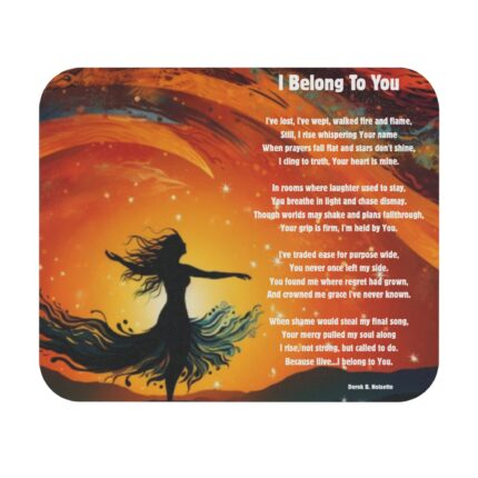 Praise 5 /  Mouse Pad, Cute Desk Accessory, Gamer Gift, Office Decor, Valentine's Day Present, Bright and Fun Design