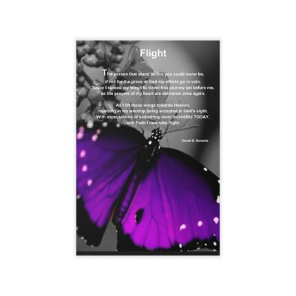 Flight Inspirational Wall Decal – Beautiful Sunset Silhouette with Quote, Uplifting Home Decor, Affirmation Art, Faith-Based Decor, [...]