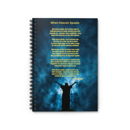 Copy of Peace Be Still /  Spiral Notebook - Cute Journal, Gifts for Friends, Self-Care Notes, Medication Reminder, Valentine’s Day