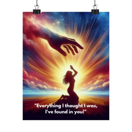 Praise /  Inspirational Matte Poster, Motivational Wall Art, Home Decor, Faith Decor, Uplifting Quote, Gift for Spiritual Journey