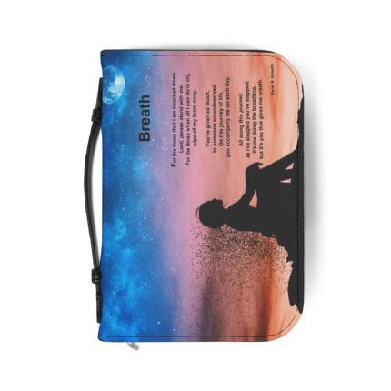 Breath Inspirational Bible Cover with Butterfly Design, Faith Journal Holder, Christian Gift, Spiritual Keepsake, Quote Bible Holder, [...]