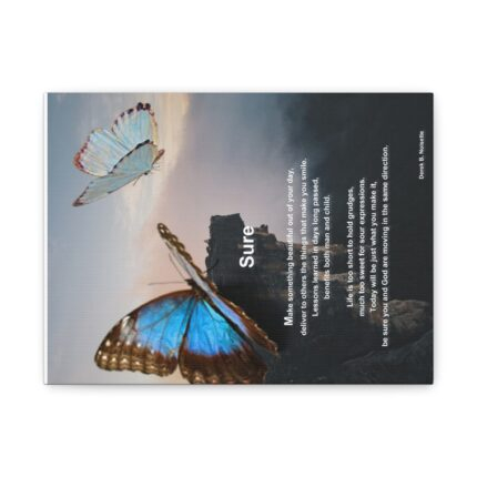 Sure Inspirational Canvas Art Print, Home Decor, Wall Art, Gift for Her, Motivational Artwork, Religious Wall Decor, Textured Canvas