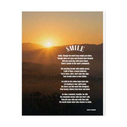 Copy of Whisper of Grace Rolled Poster — Inspirational Starry Poem Wall Art