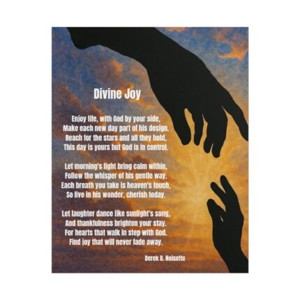 Copy of Whisper of Grace Rolled Poster — Inspirational Starry Poem Wall Art