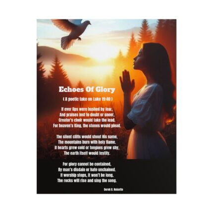 Copy of Whisper of Grace Rolled Poster — Inspirational Starry Poem Wall Art