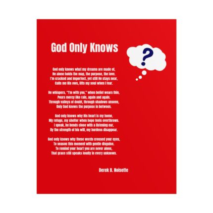 Copy of Whisper of Grace Rolled Poster — Inspirational Starry Poem Wall Art