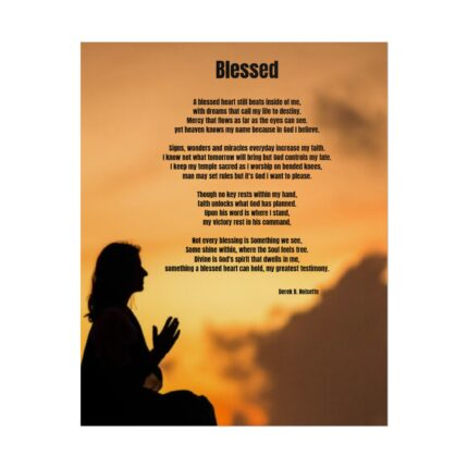 Copy of Whisper of Grace Rolled Poster — Inspirational Starry Poem Wall Art