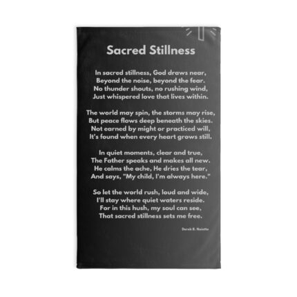 Copy of Copy of Sure  Inspirational Hand Towel with Poem, Motivational Kitchen Towels, Religious Home Decor, Faith-Based Gift, Meaningful Bathroom Accessories