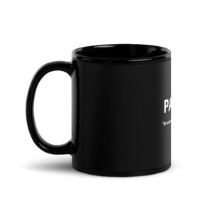 Pastor Black Glossy Mug