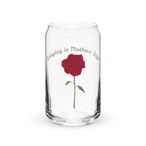 Mothers Day Can-shaped glass