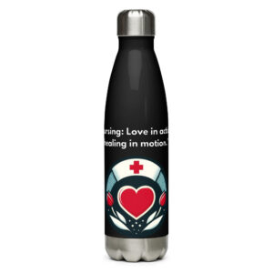 Nurse Stainless steel water bottle