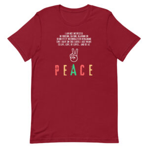 PEACE! Matching Couple's Adult Unisex T-shirt