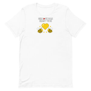 Matching Couple Adult Unisex T - Shirt "Our love meant to bee"