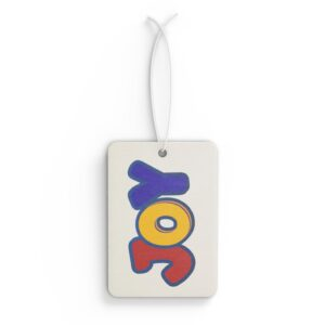 Joy /  Inspirational Car Air Freshener, Motivational Auto Accessory, Spiritual Gift, Home Fragrance, Faith-Based Car Decor