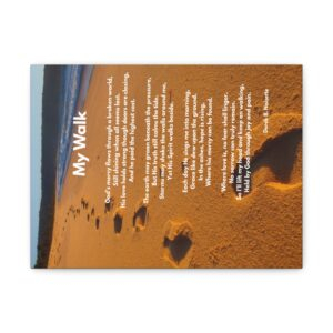 My Walk / Inspirational Canvas Art Print