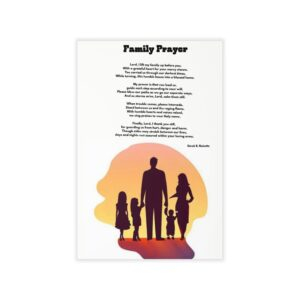 Family Prayer / Wall Decal