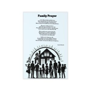 Family Prayer / Wall Decal
