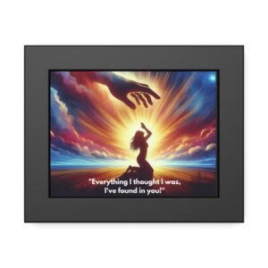 Praise./ Inspirational Wall Art Frame, Framed Paper Posters, Home Decor, Motivational Gift, Modern Artwork, Spiritual Affirmation