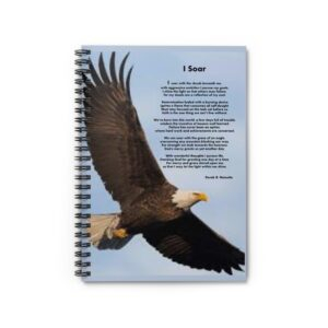 I Soar Inspirational Spiral Notebook - Ruled Line with Motivational Quote