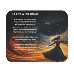 Praise 4 /  Mouse Pad, Cute Desk Accessory, Gamer Gift, Office Decor, Valentine's Day Present, Bright and Fun Design