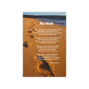 My Walk Inspirational Wall Decal – Beautiful Sunset Silhouette with Quote, Uplifting Home Decor, Affirmation Art, Faith-Based Decor, [...]