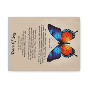 Tears Of Joy / Inspirational Canvas Art Print