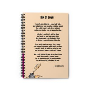 Ink Of Love / Spiral Notebook - Cute Journal, Gifts for Friends, Self-Care Notes, Medication Reminder, Valentine’s Day