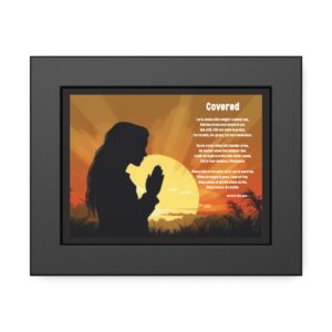 Praise.3 / Inspirational Wall Art Frame, Framed Paper Posters, Home Decor, Motivational Gift, Modern Artwork, Spiritual Affirmation