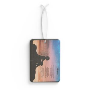 Breath Inspirational Car Air Freshener, Motivational Auto Accessory, Spiritual Gift, Home Fragrance, Faith-Based Car Decor