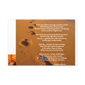My Walk Inspirational Canvas Art Print