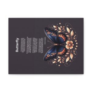 Butterfly / Inspirational Canvas Art Print