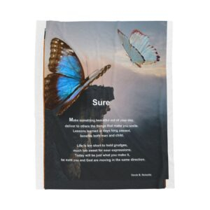 Sure Inspirational Velveteen Plush Blanket - Cozy Throw, Motivational Gift, Home Decor, Spiritual Comfort, Affirmation Blanket