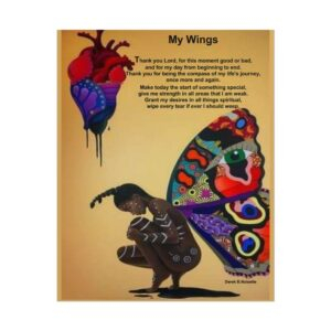 But Got / Rolled Poster — Inspirational Starry Poem Wall Art