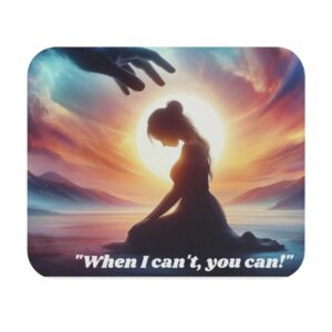 Praise 2 /  Mouse Pad, Cute Desk Accessory, Gamer Gift, Office Decor, Valentine's Day Present, Bright and Fun Design