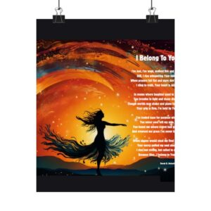 Praise 5 /  Inspirational Matte Poster, Motivational Wall Art, Home Decor, Faith Decor, Uplifting Quote, Gift for Spiritual Journey