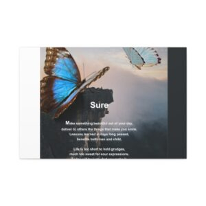Sure Inspirational Canvas Art Print