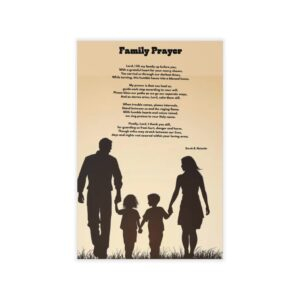 Family Prayer / Wall Decal
