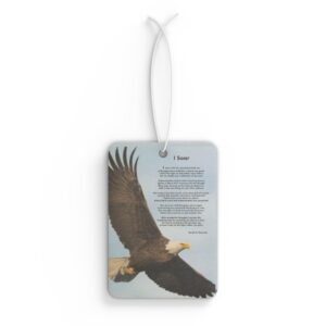 I Soar Inspirational Car Air Freshener, Motivational Auto Accessory, Spiritual Gift, Home Fragrance, Faith-Based Car Decor