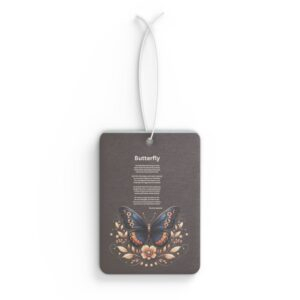 Butterfly  Inspirational Car Air Freshener, Motivational Auto Accessory, Spiritual Gift, Home Fragrance, Faith-Based Car Decor
