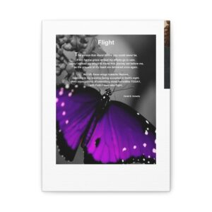Flight Inspirational Canvas Art Print