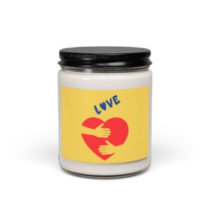 Love is Medicines / Scented Soy Candle, Cozy Home Fragrance, Aromatherapy Gift, Eco-Friendly Decor, Relaxation Essential, Perfect for Holidays