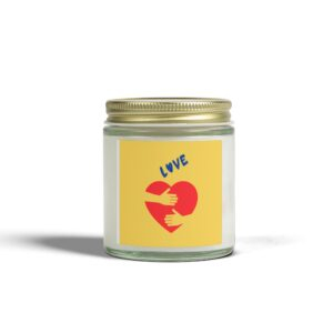 Love Is Medicine / Scented Candle - Love is Medicine, Aromatherapy Gift, Home Fragrance, Self-Care, Relaxation, Unique Decor, Valentine's Day