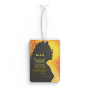 But God Inspirational Car Air Freshener, Motivational Auto Accessory, Spiritual Gift, Home Fragrance, Faith-Based Car Decor